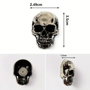 Dimensions Magnets Tête de Mort "Garde des Portes Sombres" - Lot de 6 !