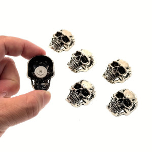 Magnets Tête de Mort "Garde des Portes Sombres" - Lot de 6 !