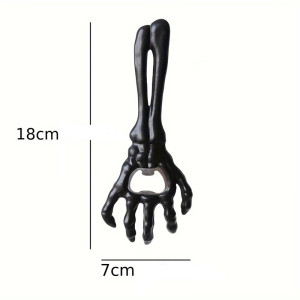 Dimensions Décapsuleur Main Squelettique "Poigne du Reaper" Couleur Noir