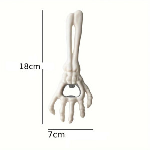 Dimensions Décapsuleur Main Squelettique "Poigne du Reaper" Couleur Blanc