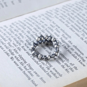Bague Tête de Mort “Mur des Âmes” - Argent 925