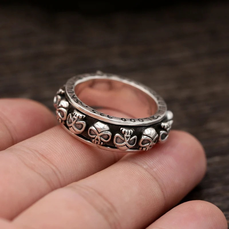 Bague Tête de Mort “Anneau des Âmes Perdues” - Argent 925