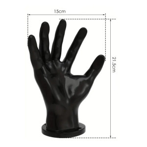 Dimensions Porte-Ballon Mural "Main Noire" - Support Rangement Basketball, Foot & Volley (21.5cm)
