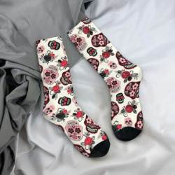 Chaussettes calaveras Crânes Méxicains