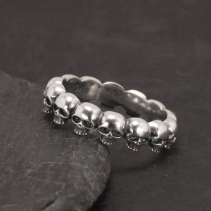 Bague Tête de Mort “Anneau des Ombres” - Argent 925