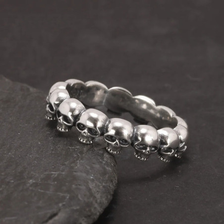 Bague Tête de Mort “Anneau des Ombres” - Argent 925