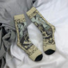 Vue face des Chaussettes tarot carte de la mort