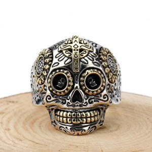 Avant Bague Tête de Mort “Chant Sépulcral” en Argent 925