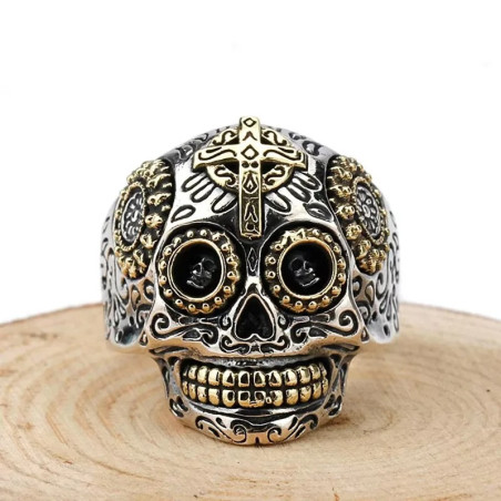 Avant Bague Tête de Mort “Chant Sépulcral” en Argent 925