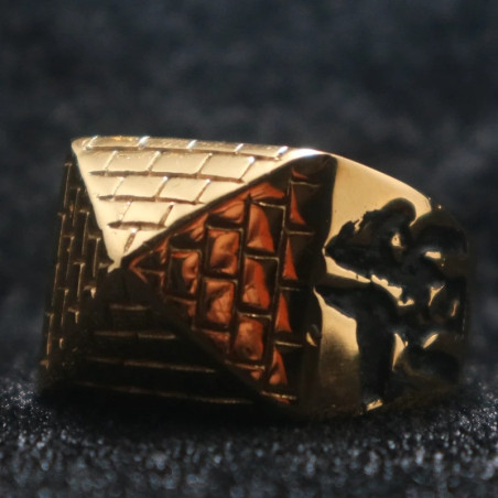 Avant Bague Mystique "Pyramide de l’Œil d’Horus"