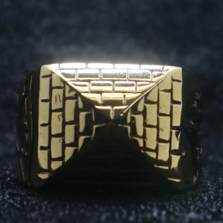 Bague Mystique "Pyramide de l’Œil d’Horus"