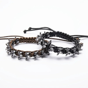 Bracelet Tête de Mort "Vertèbres de l’Instinct"