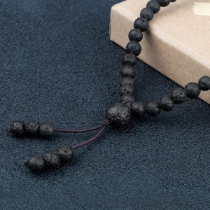 Avant Bracelet Mala Pierre de Lave "Souffle Brut du Volcan"