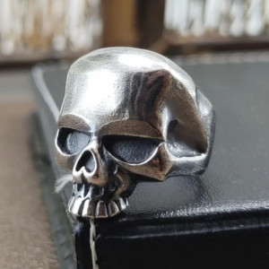 Bague Tête de Mort « Silence de l’Outre-Tombe » - Argent Sterling 925