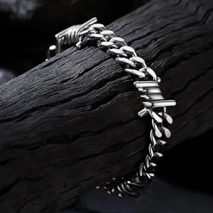 Bracelet Rock "Barbelé de l'Indomptable"