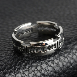 Bague Rock “Tranchant Rebelle” - Argent 925