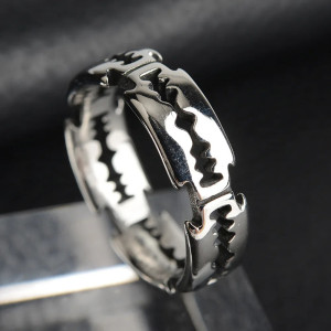 Avant Bague Rock “Tranchant Rebelle” - Argent 925