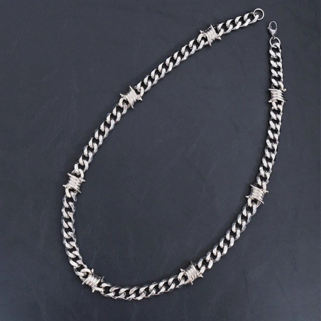 Bracelet Rock "Barbelé Indomptable"