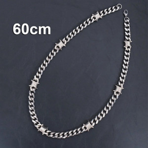 Collier Rock "Barbelé Indomptable"  tailles  60cm