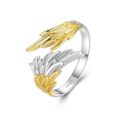 Bague Rock "Ailes du Jugement" - Argent 925