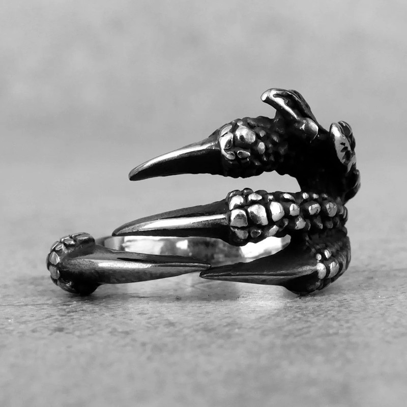 Avant Bague Viking “Griffes de l’Abîme” - Argent 925