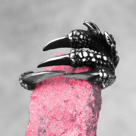 Bague Viking “Griffes de l’Abîme” - Argent 925