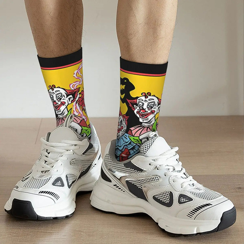 vue portée des Chaussettes clowns meurtriers