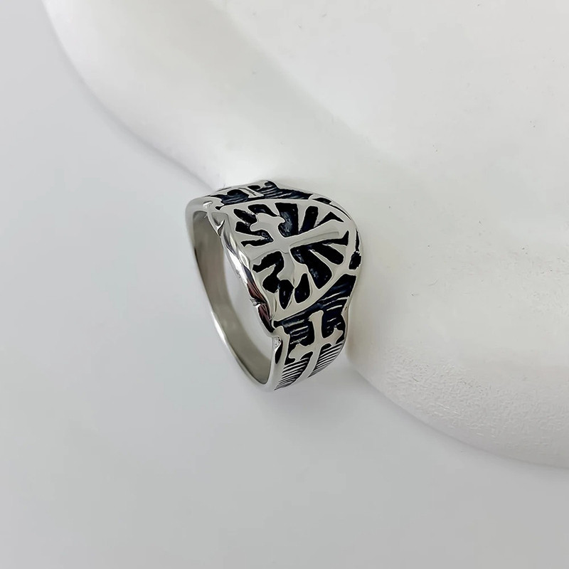Bague Rock "Croix du Dernier Bastion"