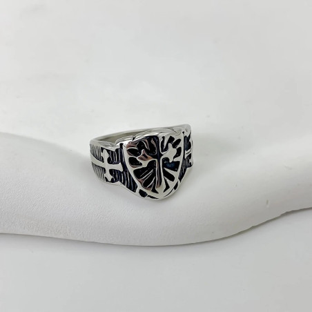 Avant Bague Rock "Croix du Dernier Bastion"