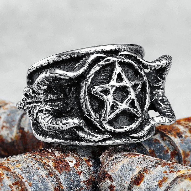 Avant Bague Gothique - Black Ritual