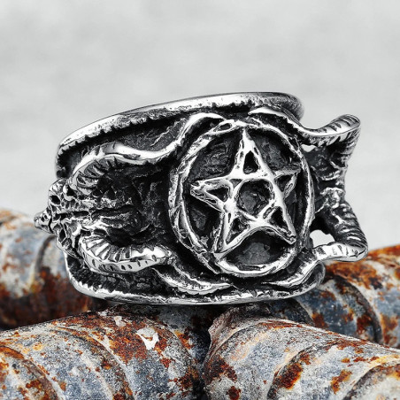Avant Bague Gothique - Black Ritual