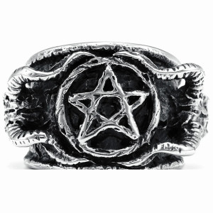 Vue générale Bague Gothique - Black Ritual