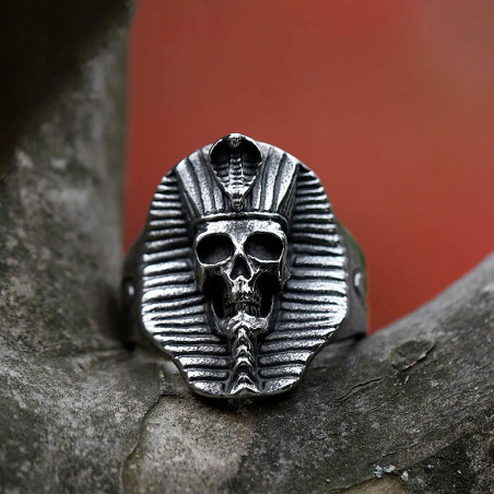 Bague Tête de Mort - “Pharaon des Ténèbres”