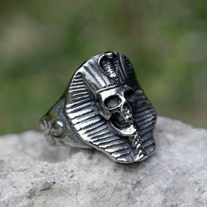 Bague Tête de Mort - “Pharaon des Ténèbres”