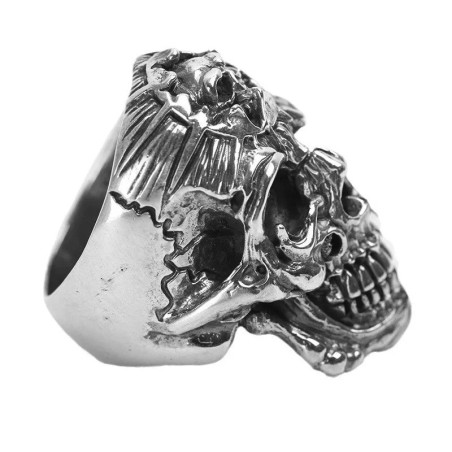 Bague Tête de Mort – “Roi des Os”