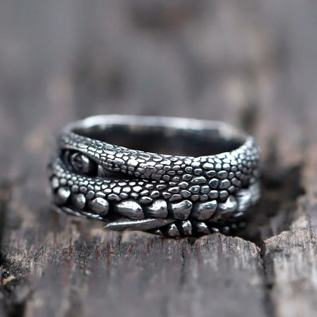 Bague Serpent "Étreinte de l’Ombre”