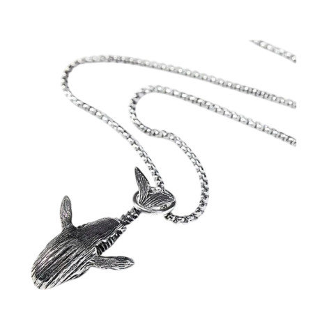 Vue générale Collier Animal Marin "Baleine Céleste'