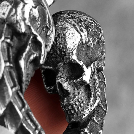 Collier Tête de Mort - Cœur d’Amour Immortel