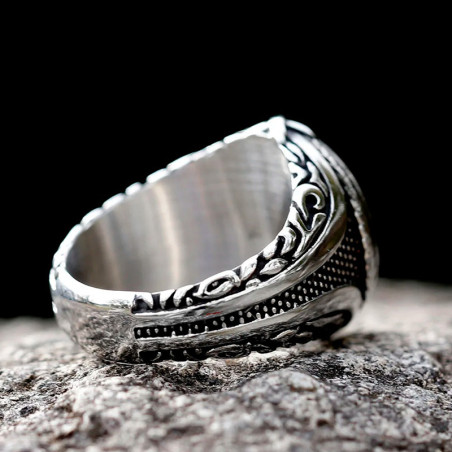 Bague Gothique Occulte - Spirale du Destin Silencieux