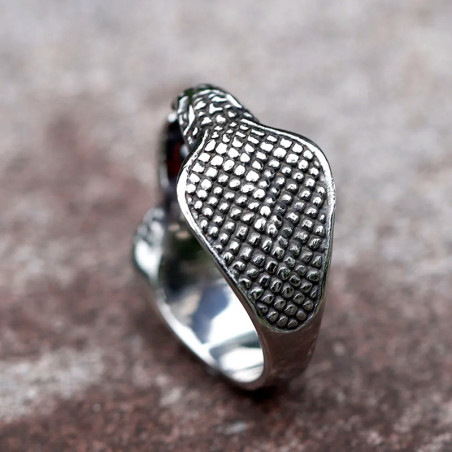 Avant Bague Rock “Etreinte du Cobra”