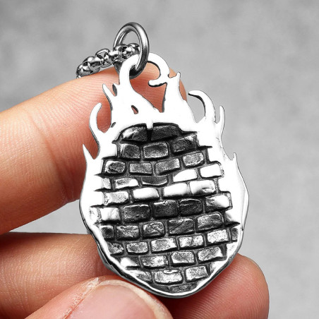 Vue Arrière Collier Goth Anubis "Gardien du Passage"