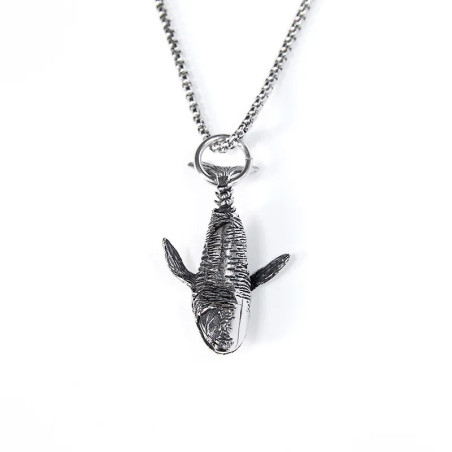 Détails du Collier Animal Marin Baleine Céleste'