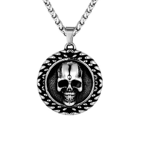 Collier Tête de Mort - Sceau des Ténèbres