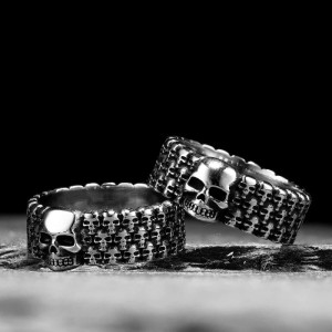 Bague Rock Tête de Mort La Légion du Skull