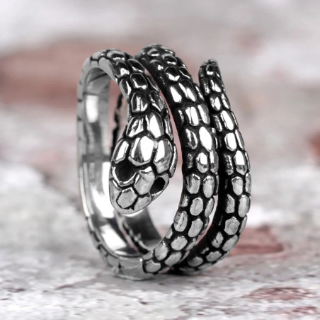 Bague Serpent - Étreinte Venimeuse