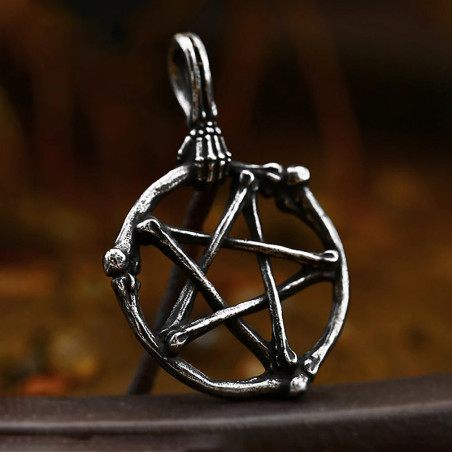 Collier Gothique Pentagramme - Sceau des Cinq Voies
