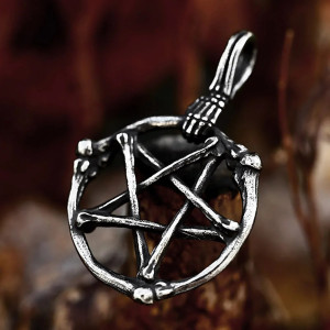Collier Gothique Pentagramme - Sceau des Cinq Voies