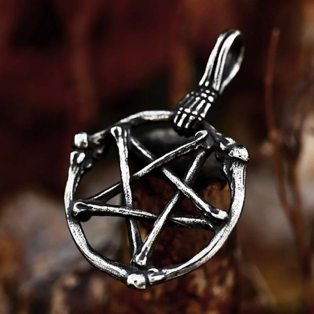 Collier Gothique Pentagramme - Sceau des Cinq Voies