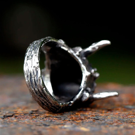 Vue Arrière Bague Dragon - Fureur de l’Ancien Drakôn