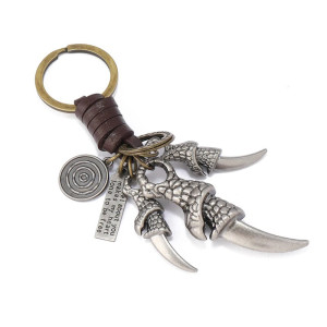 Porte-Clés Griffes Funestes du Prédateur Couleur Marron